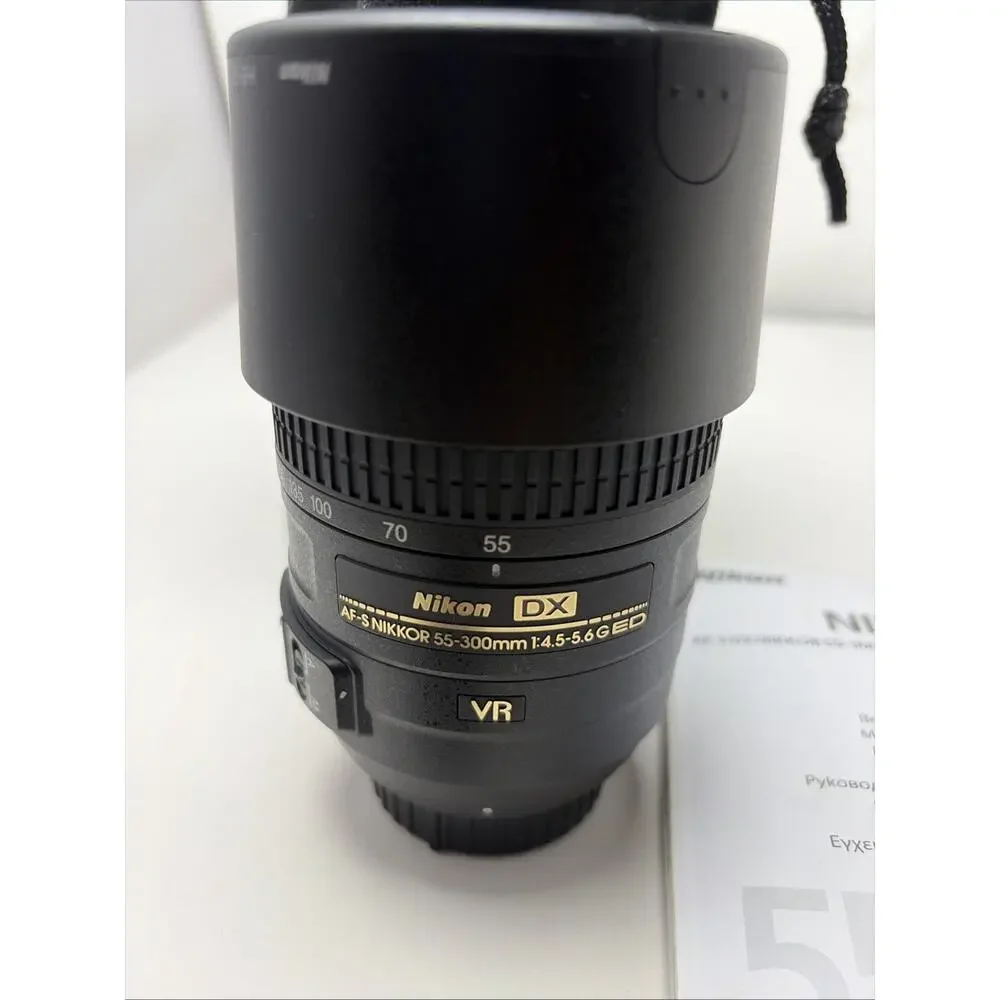 Nikon Nikkor 55-300mm f/4.5-5.6 VR AF-S ED DSLR Camera Lens *VERY GOOD/TESTED*